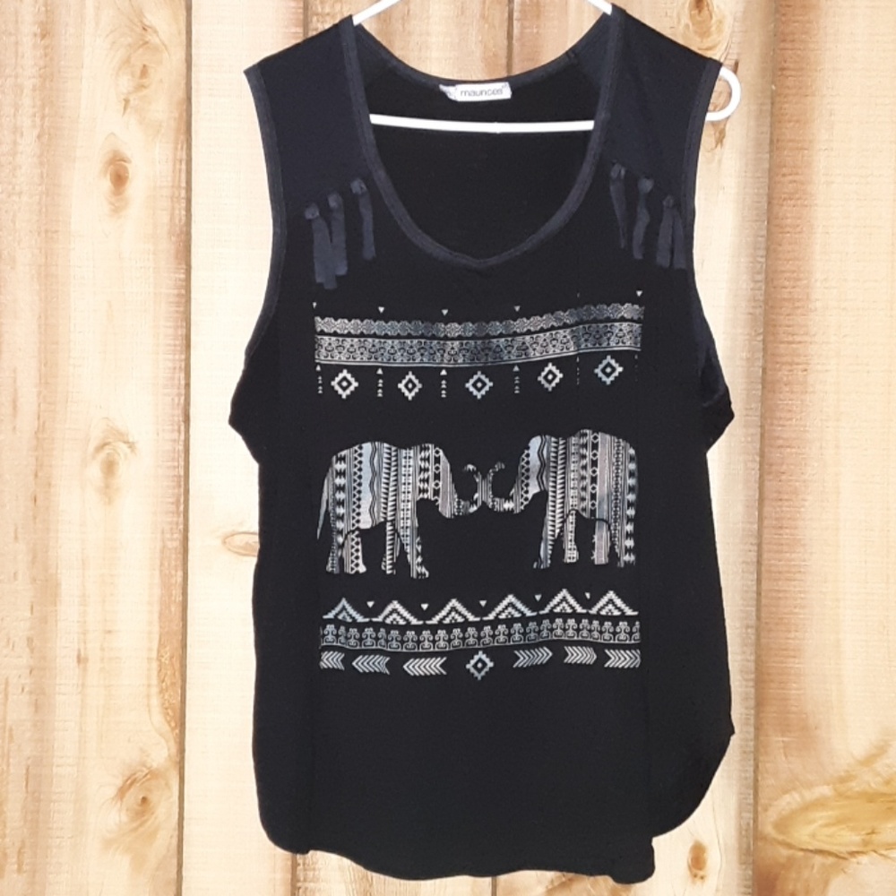 Maurices elephant sleeveless top